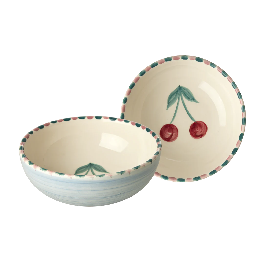Rice - Schüssel handbemalt Kirsche