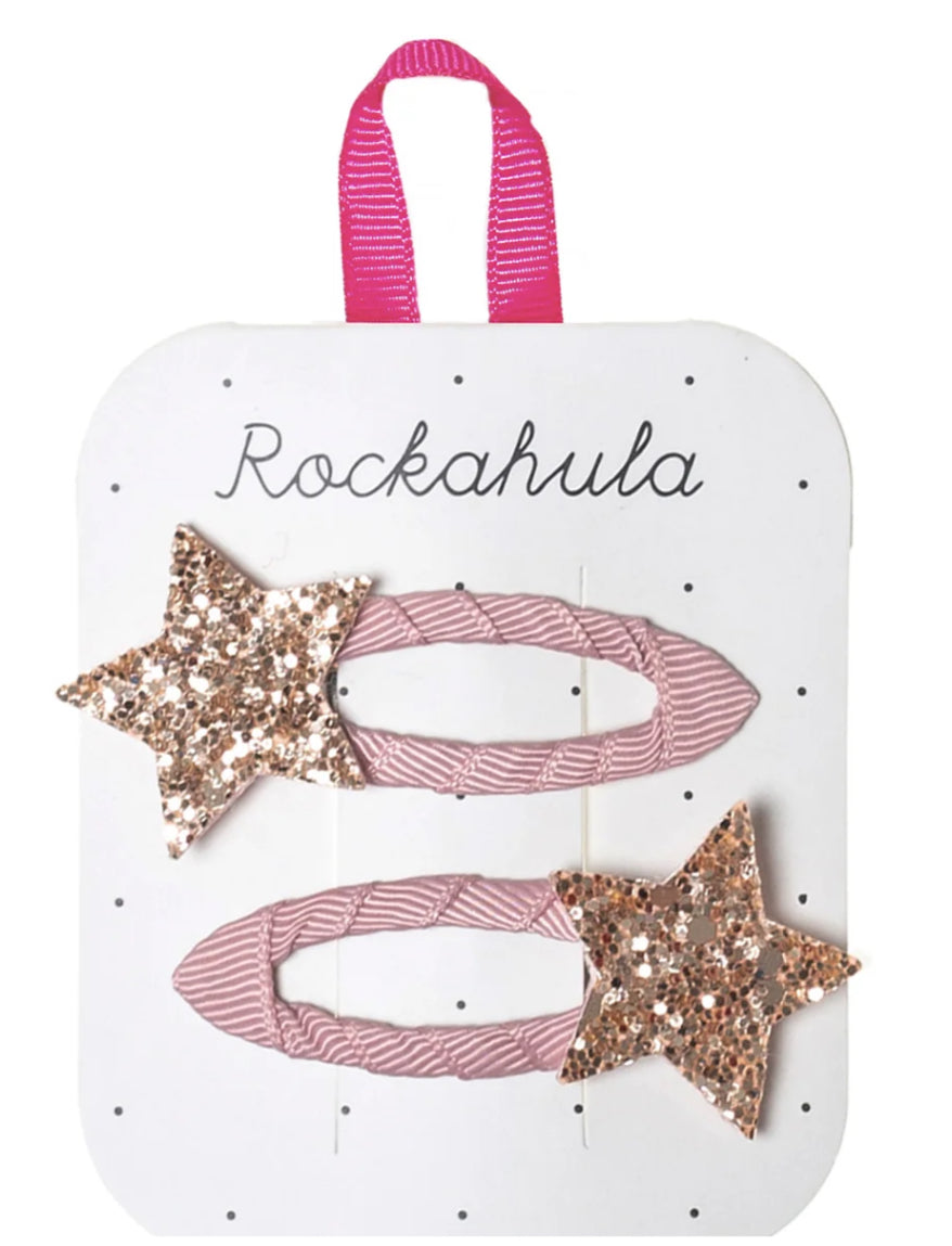Rockahula - Kinder Haarspangen Sterne glitzernd