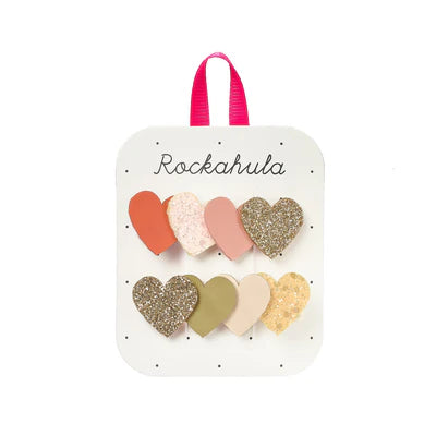 Rockahula - Kinder Herz-Clips bunt