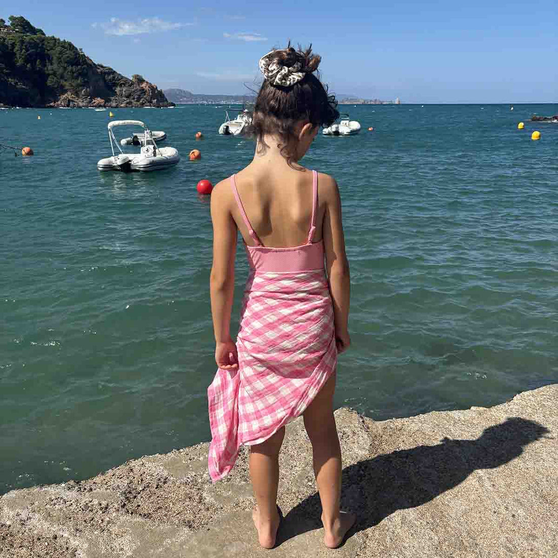 Rose in April - Swaddle karo pink MINI & ME