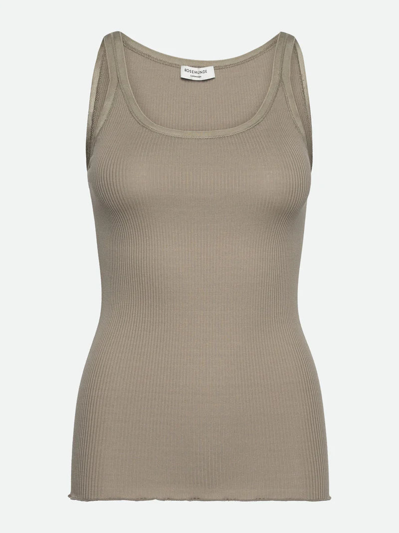 Rosemunde - Belle U-Ausschnitt Top braun