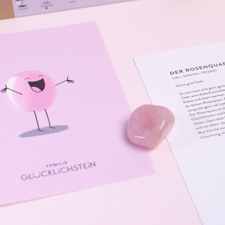 Familie Glücklichstein- Rosenquarz
