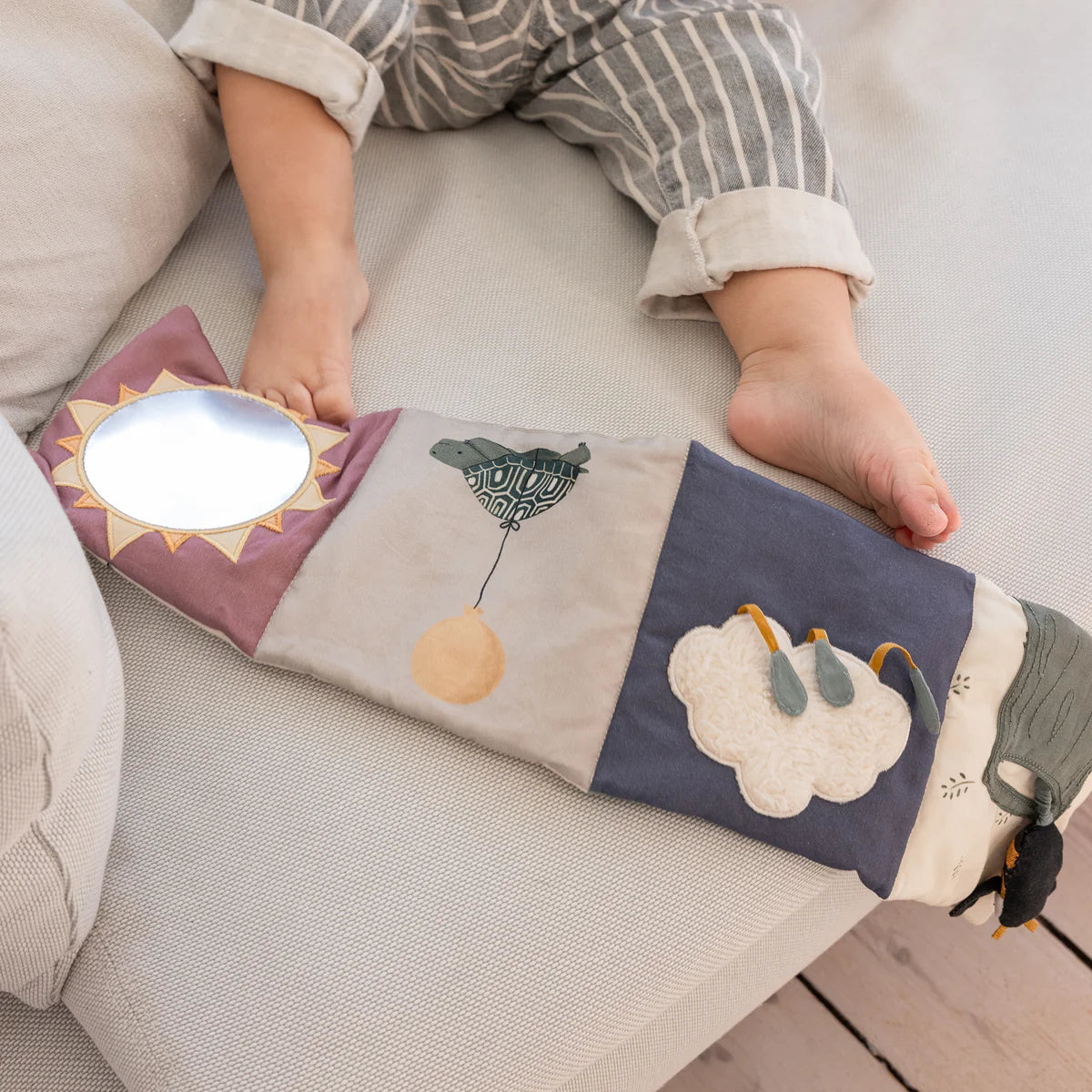 Sebra - Baby Aktivitäts Stoffbuch Biobaumwolle