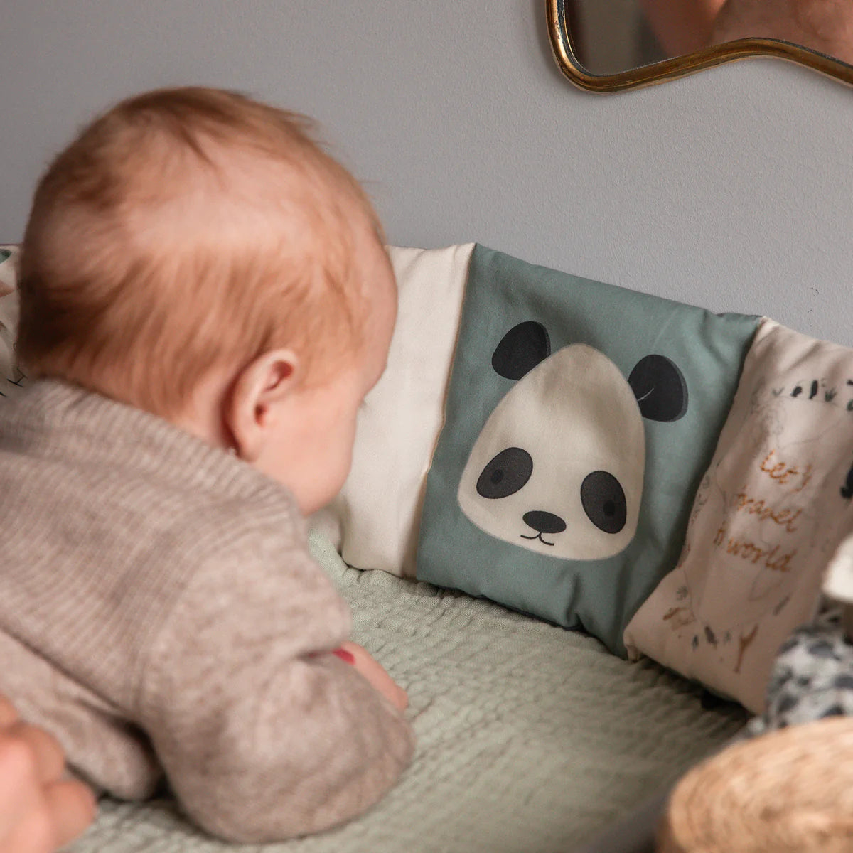 Sebra - Baby Aktivitäts Stoffbuch Biobaumwolle