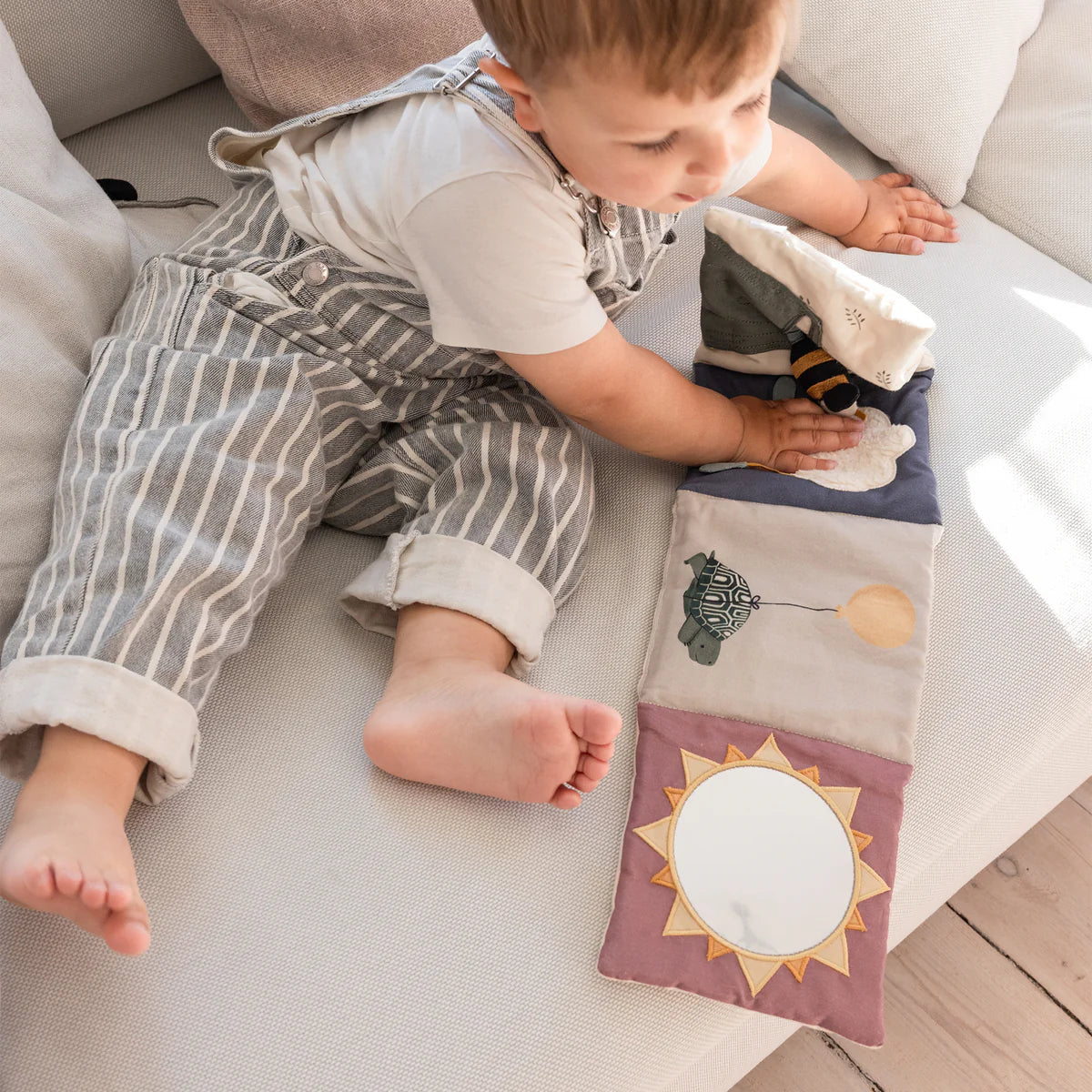 Sebra - Baby Aktivitäts Stoffbuch Biobaumwolle