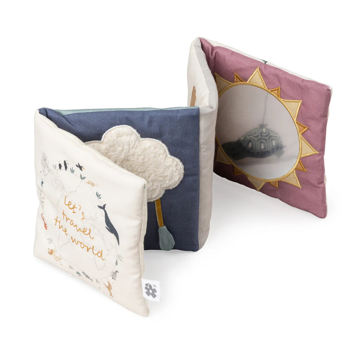 Sebra - Baby Aktivitäts Stoffbuch Biobaumwolle