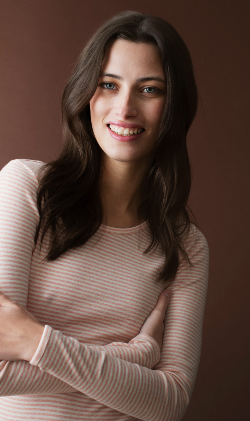 Serendipity-langarm-rosa-getsreift