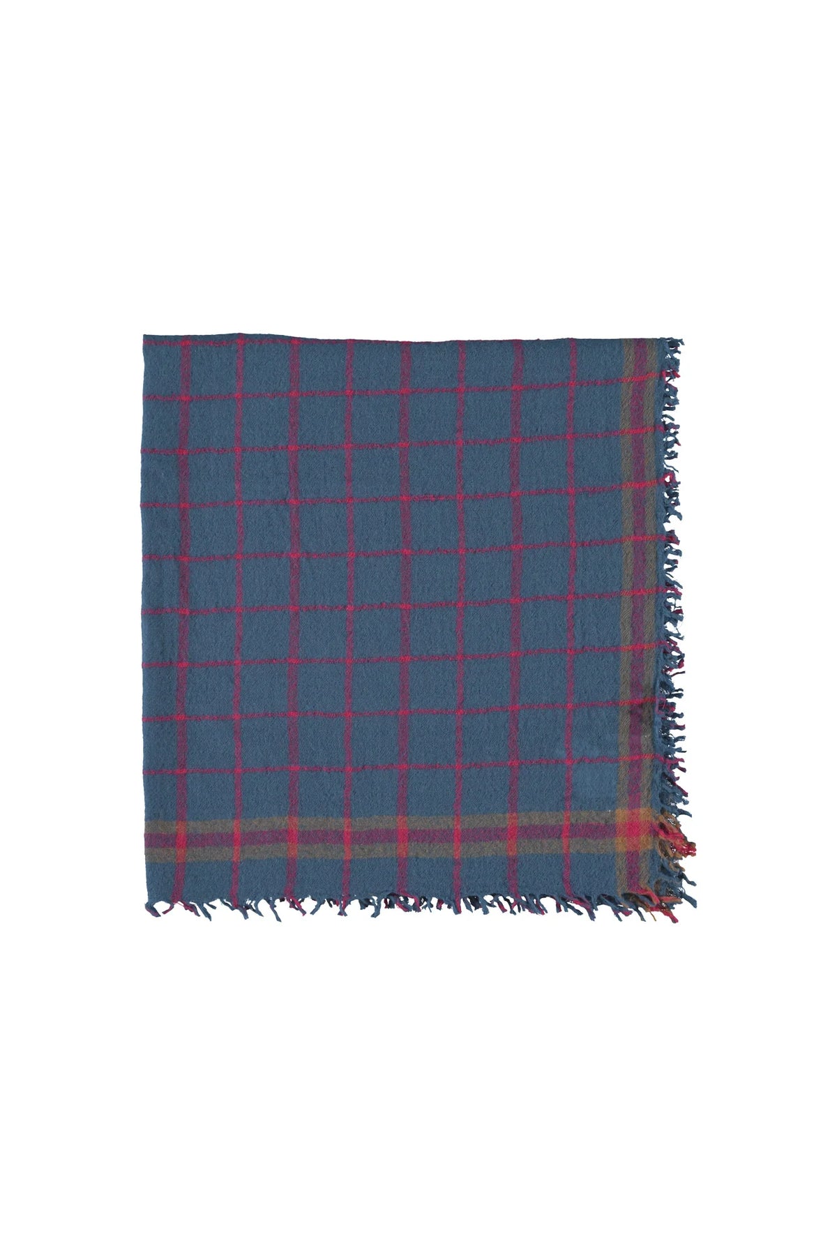 Sisters Department - Damen Schal blau kariert