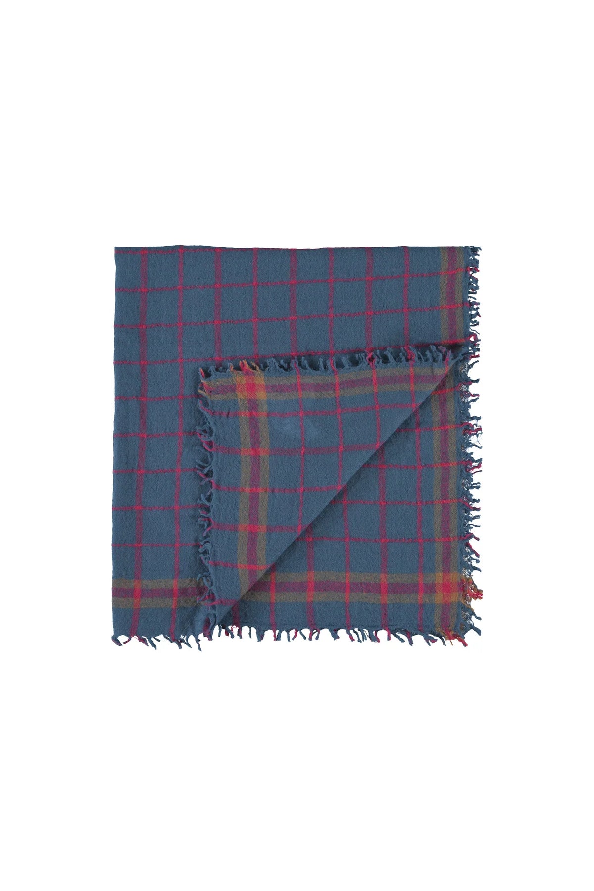 Sisters Department - Damen Schal blau kariert