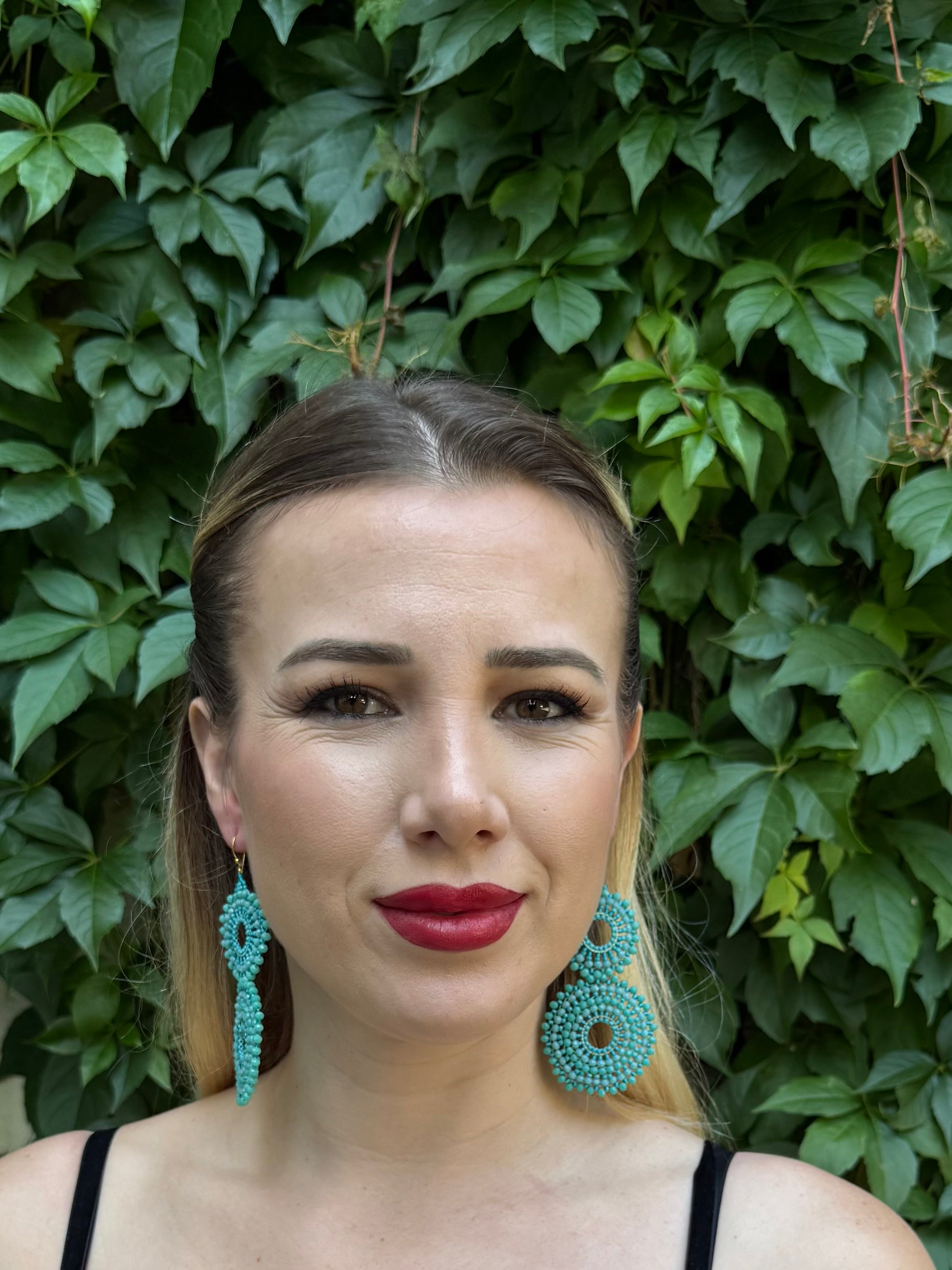 Sisterschmuck-türkis-zweiringe-ohrringe