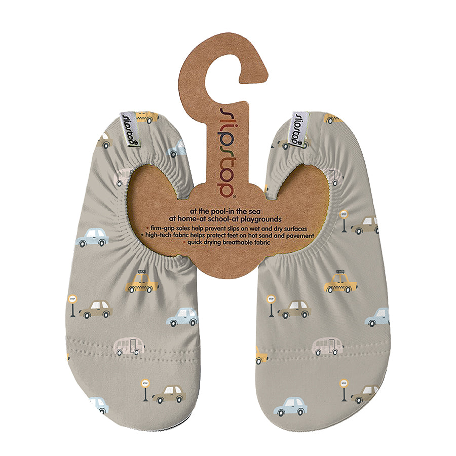 Slipstop - Turn- und Badeschuhe Autos beige