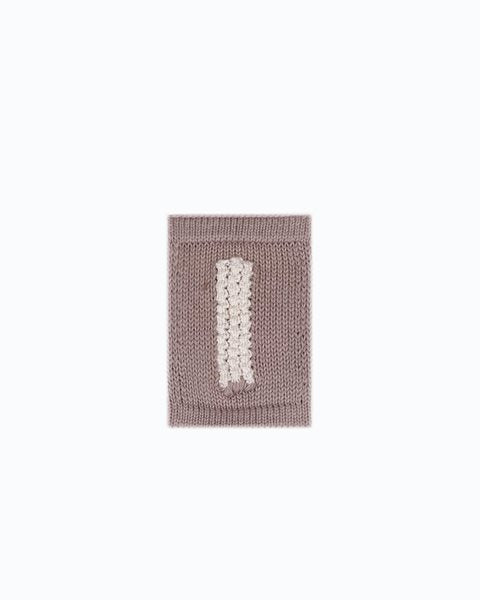 Smallstuff - gestrickte Buchstaben A-Z natur lassen sich zu einer Girlande auffädeln