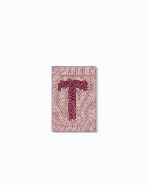 Smallstuff - gestrickte Buchstaben A-Z rosa