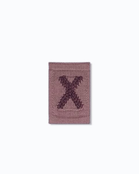 Smallstuff - gestrickte Buchstaben A-Z rosa