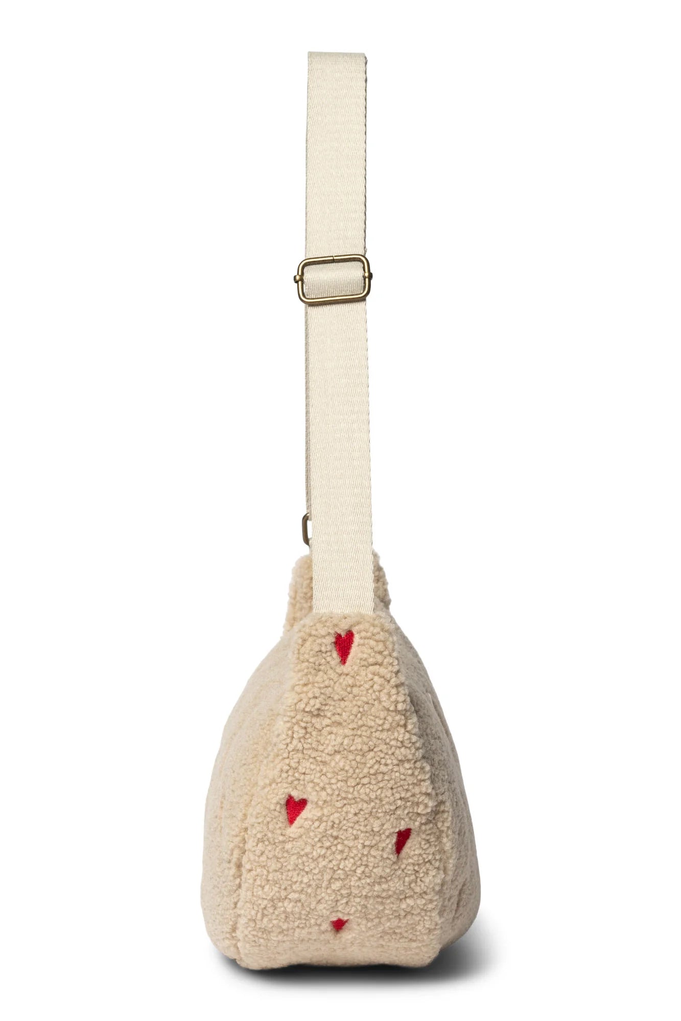 Studio Noos - Teddy Mom-Bag beige Gürteltasche mit Herzen