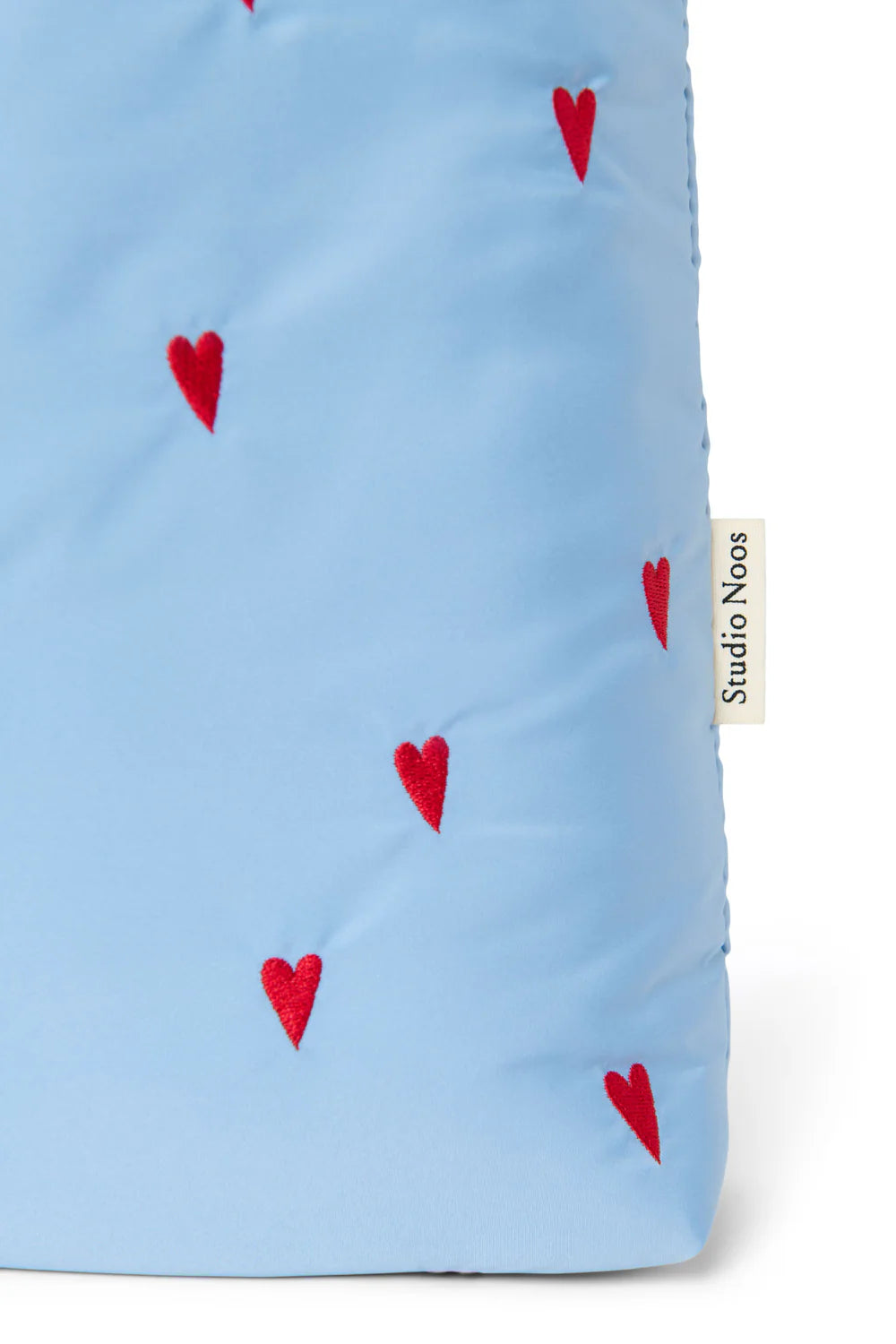 Studio Noos - Puffy Mom Bag Hellblau mit Herzen