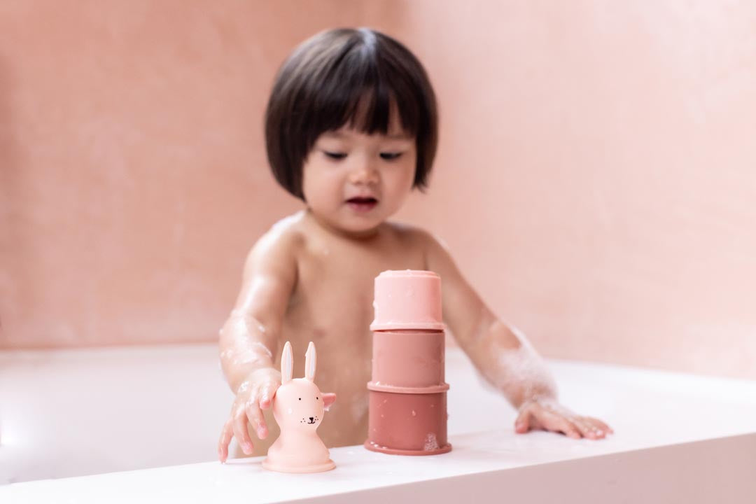 Trixie - Stapelbecher Silikon - Mrs. Rabbit