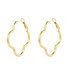 Vido - Ohrringe in gold Blumen-Form für Frauen/Damen