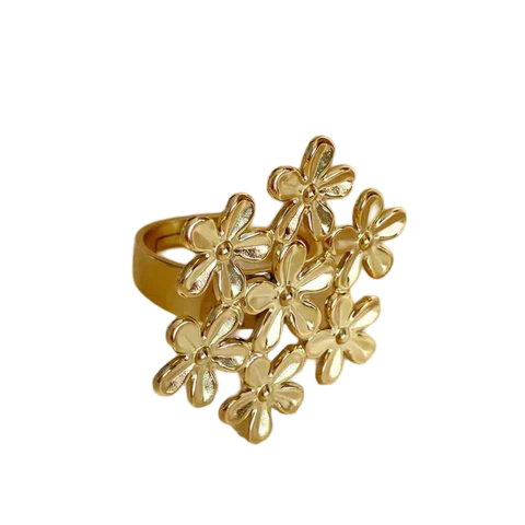 Vido-ring-gold-blumen