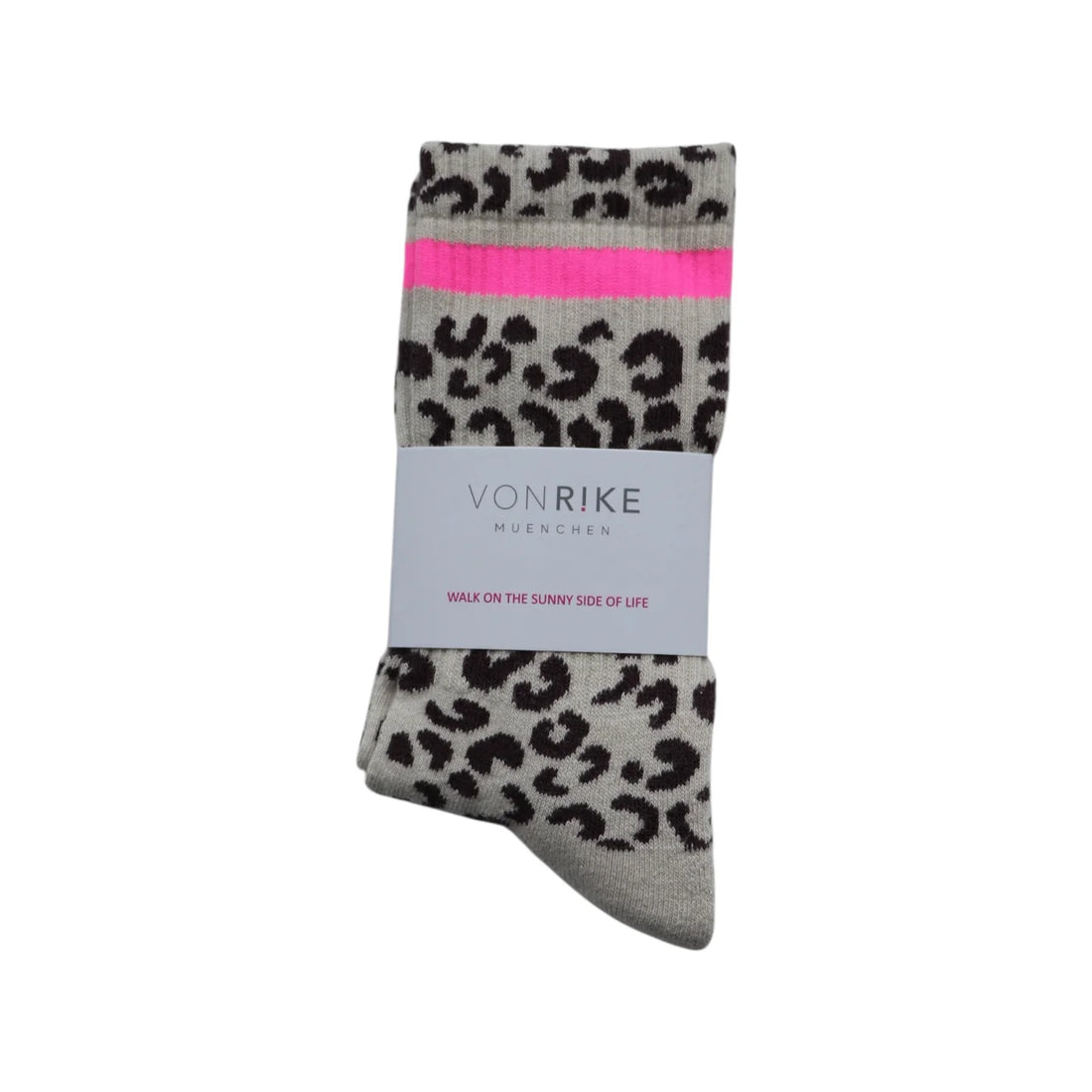 Von Rike - Damen Socken Leo beige