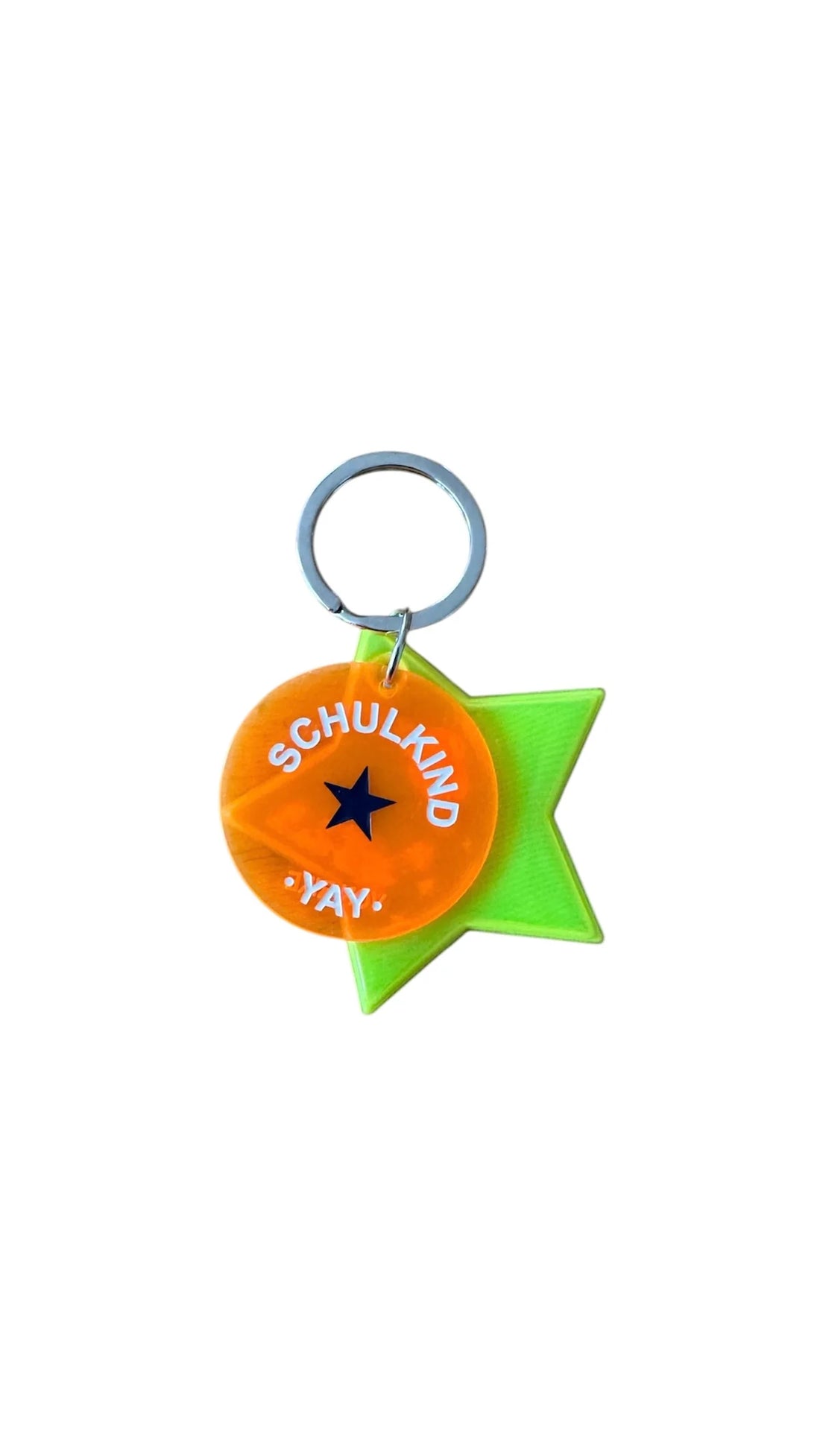 Von Rike - Schlüsselanhänger neon Stern Schulkind