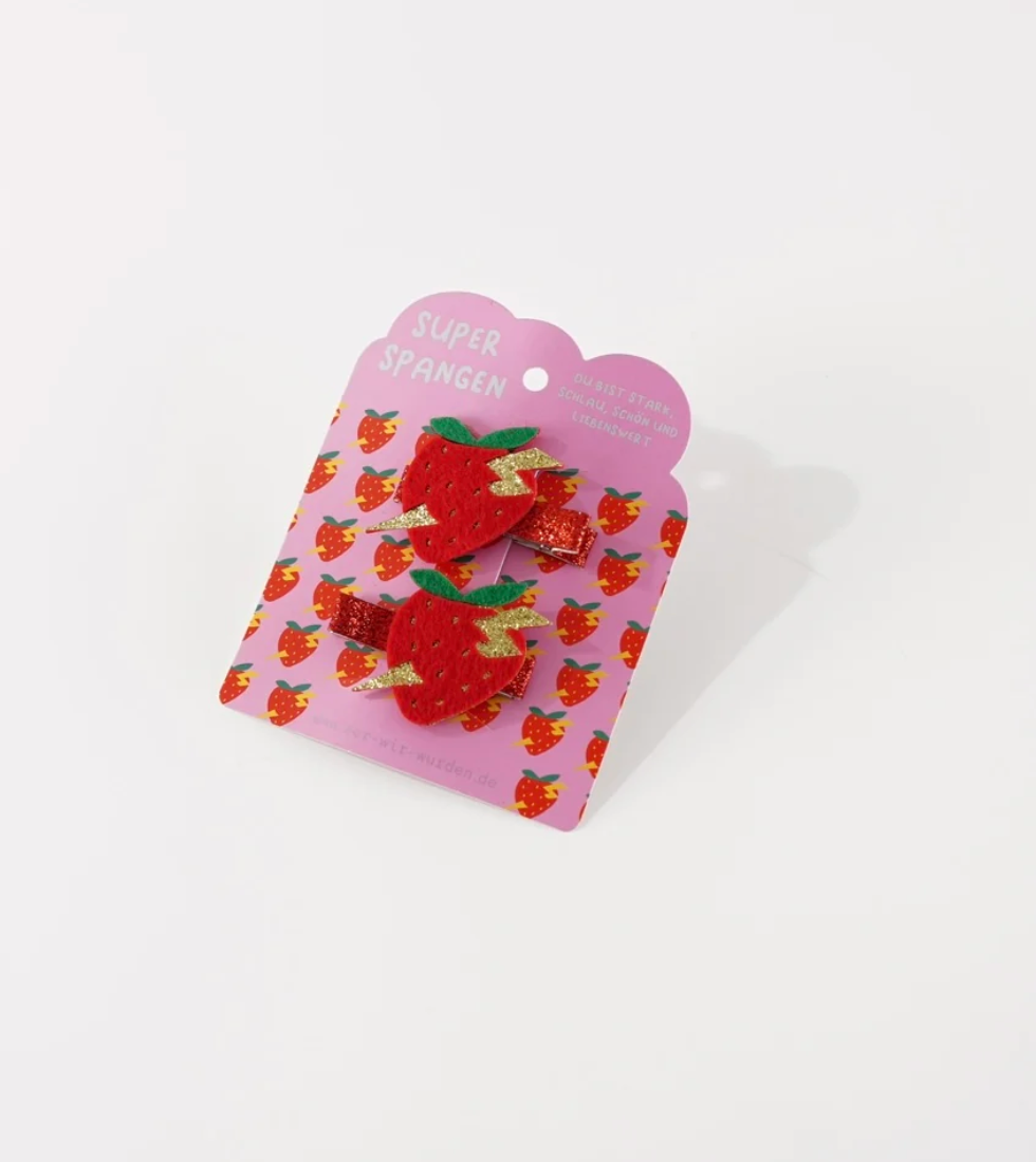Wer wir wurden - Haarspangen Set Erdbeerblitz