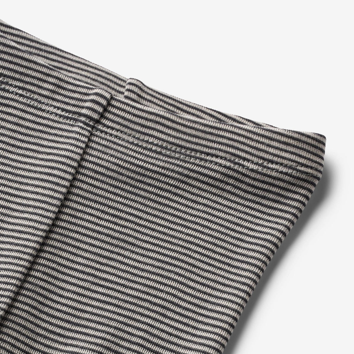 Wheat - Baby Leggings Agi Wolle Streifen grau/blau