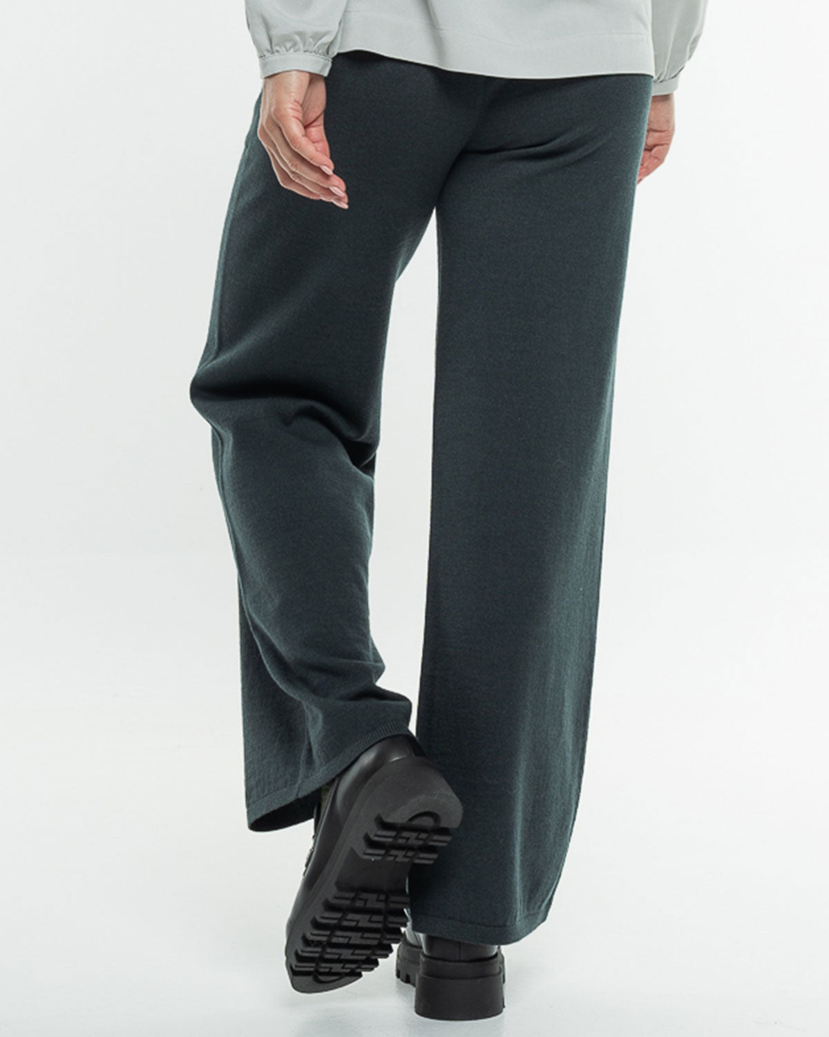 Alma & Lovis - Strickhose dunkelblau Wolle/ Baumwolle