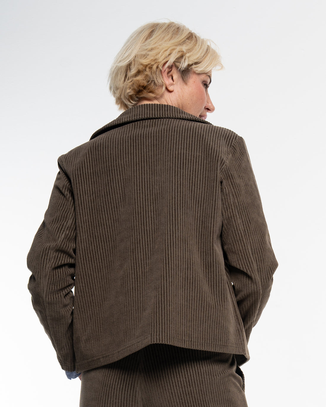 Alma & Lovis - Cord-Blazer Baumwolle (Bio), braun