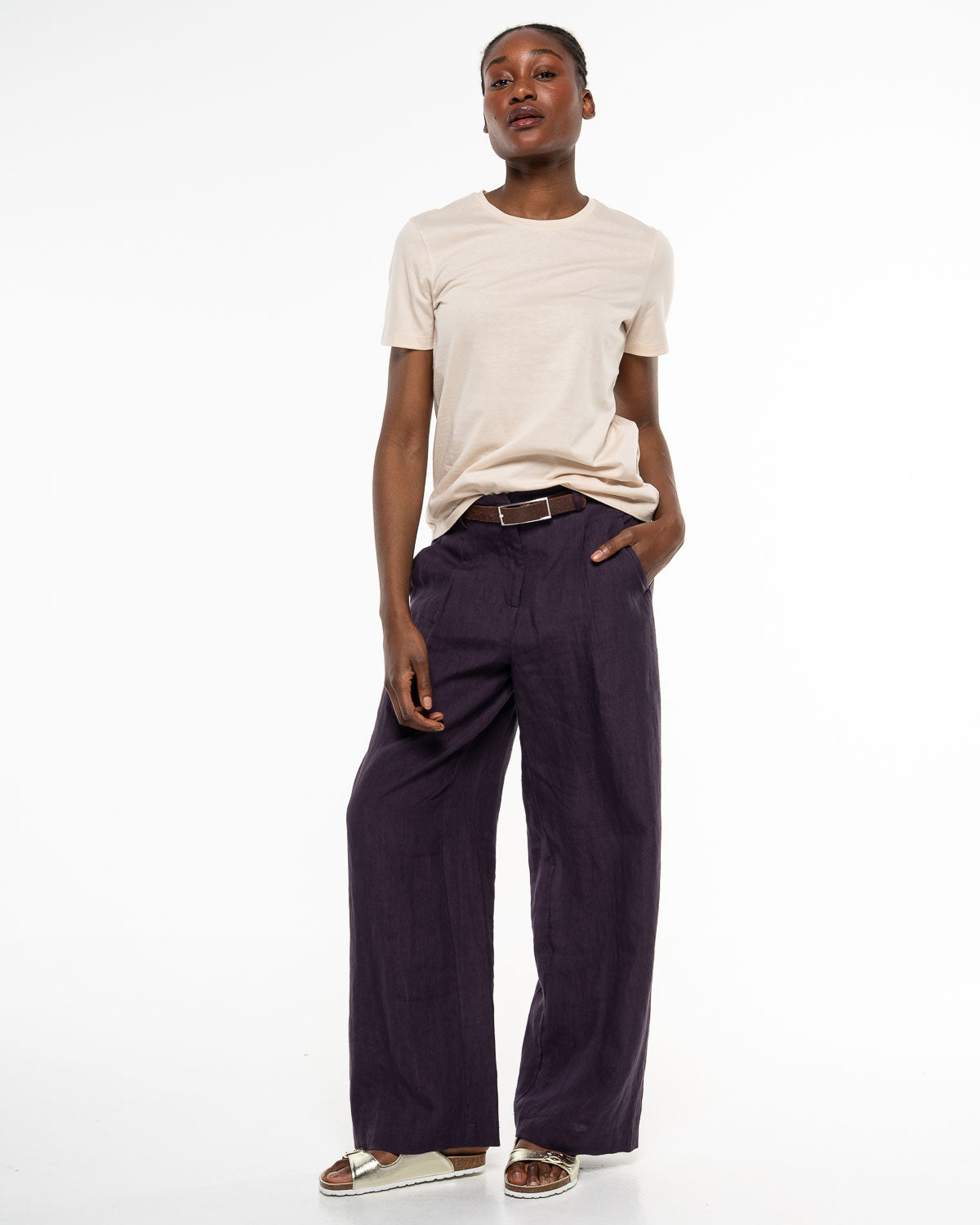 Alma & Lovis - Damen Hose 100% Leinen