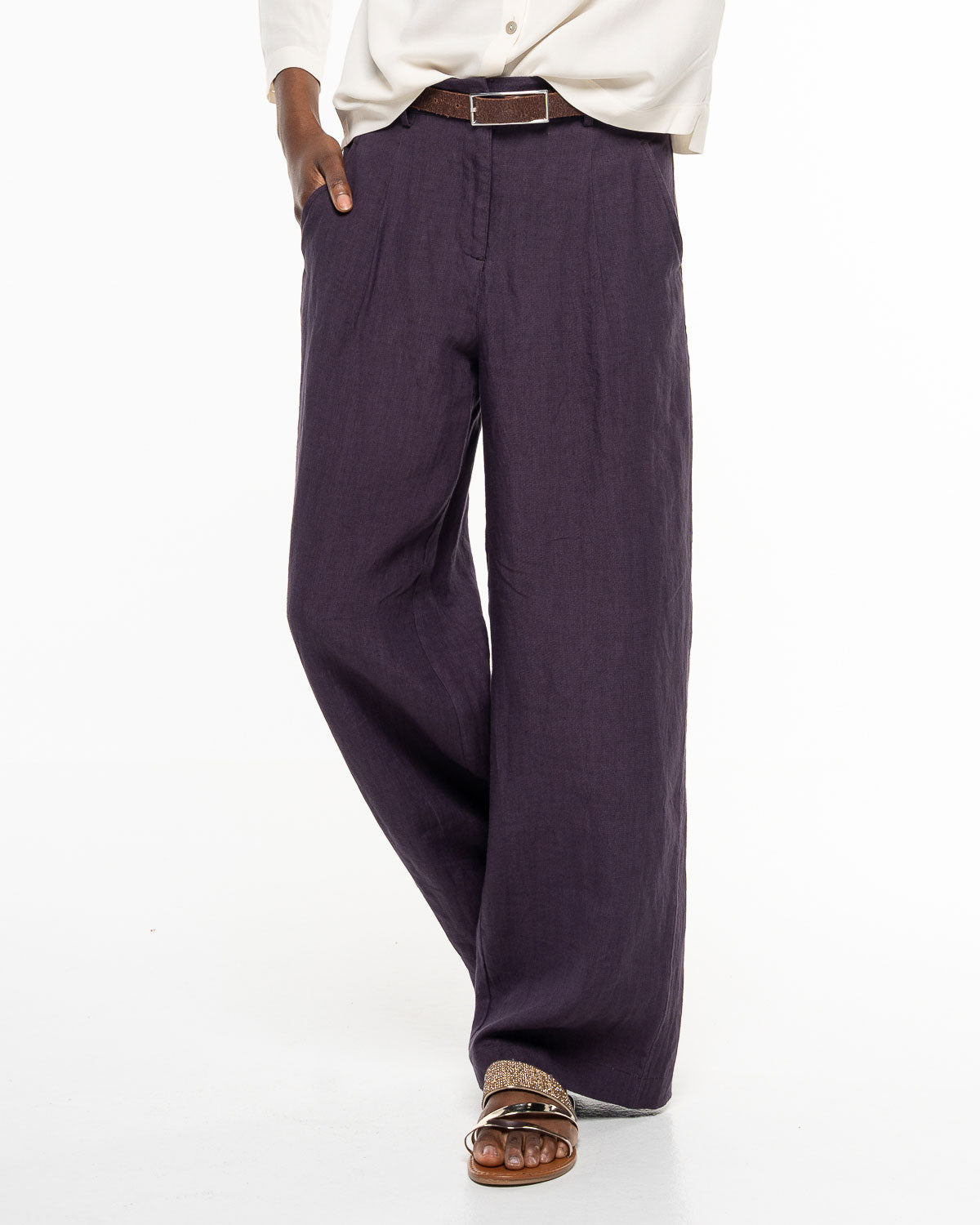 Alma & Lovis - Damen Hose 100% Leinen