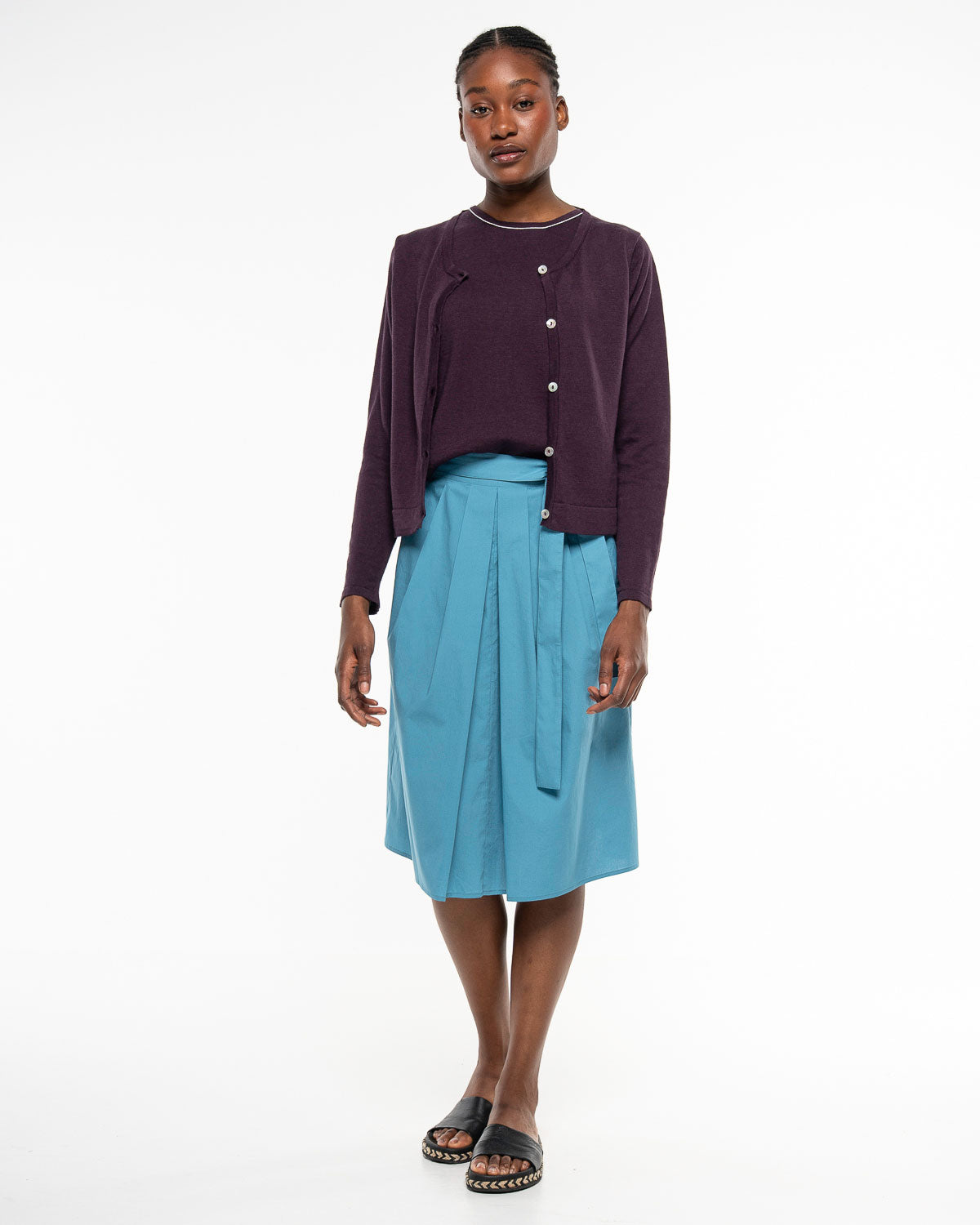 Alma & Lovis - Strickjacke Leinen-Cotton-Mix