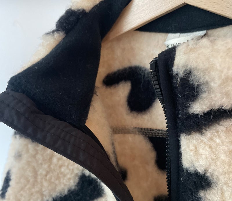 Alwero - Kinder Teddy Jacke Leo Muster