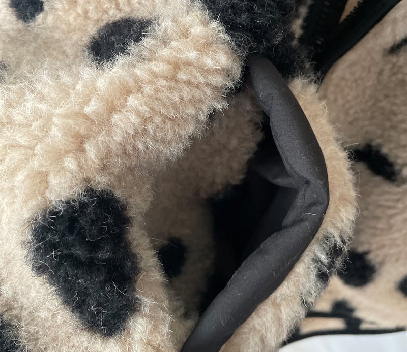 Alwero - Kinder Teddy Jacke Leo Muster