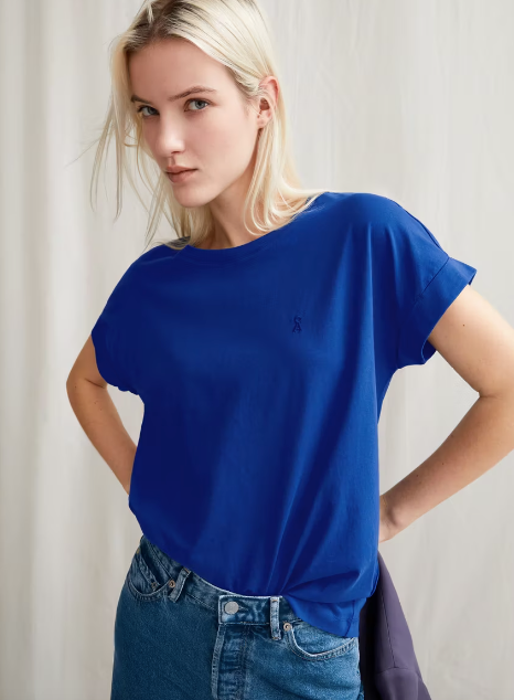 Armedangels - T-Shirt IDAARA lapis blau