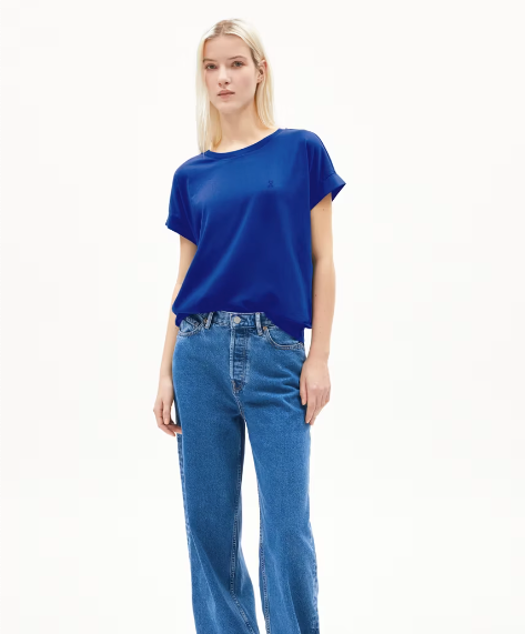 Armedangels - T-Shirt IDAARA lapis blau