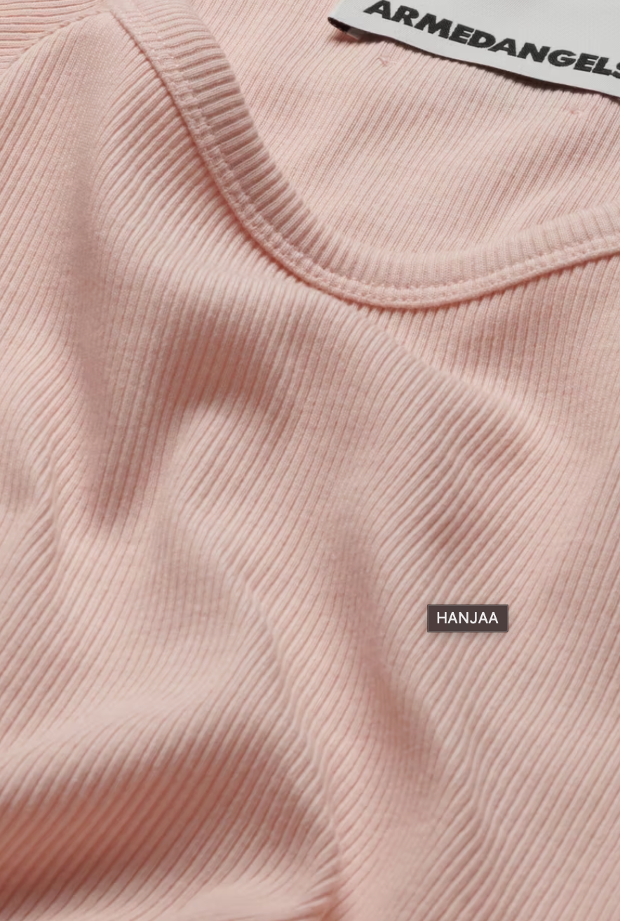 Armedangels - T-Shirt Hanjaa Baumwolle (bio) rosa