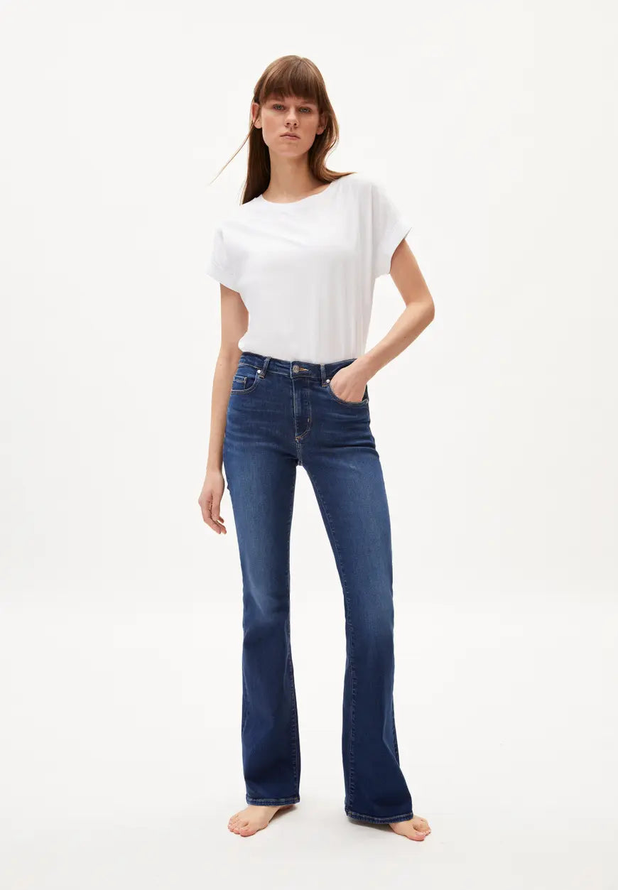 Armedangels - Jeans ANAMAA X STRETCH clean dark blue