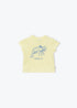 Süßes Baby T-Shirt mit Shrimp Club Aufdruck für Mädchen und Jungen von Arsène et les Pipelettes.