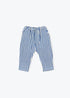 Babyhose aus gestreiftem Denim in Farbe Marine von Arsène et les Pipelettes.