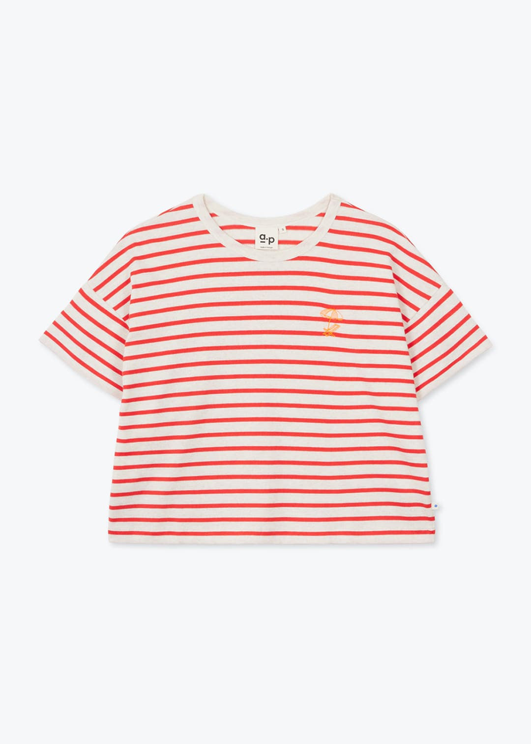 Damen-T-Shirt in lockere und etwas kurze Form aus Biobaumwolle von Arsène et les Pipelettes .