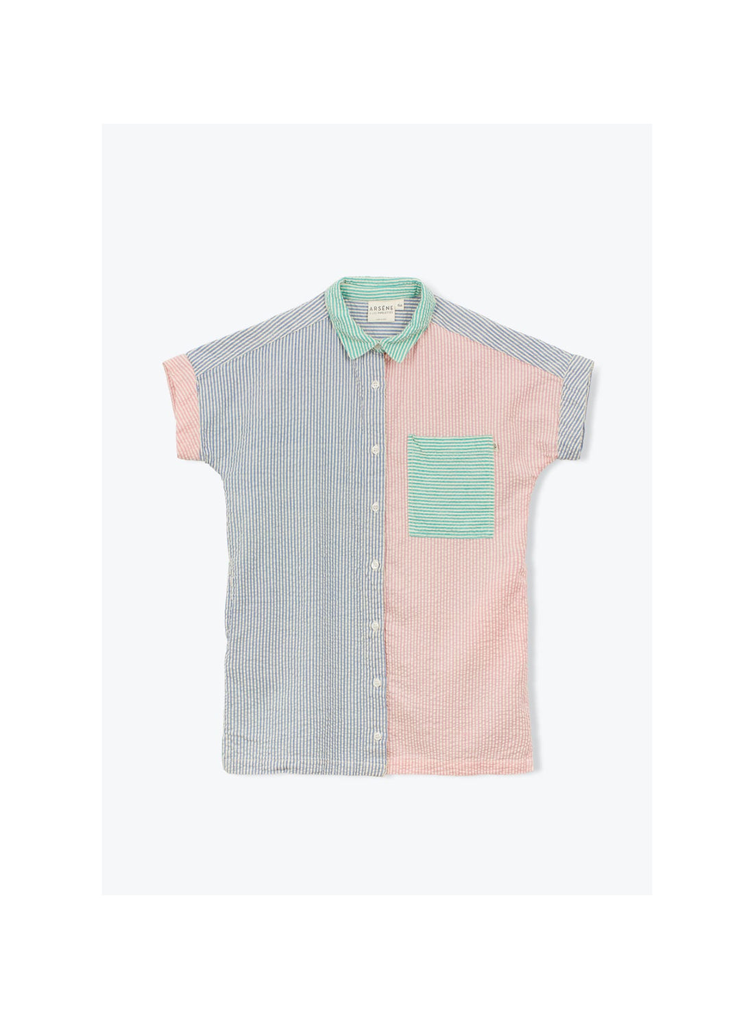 Arsène et les Pipelettes - Kinder Hemdkleid gestreift MINI & ME