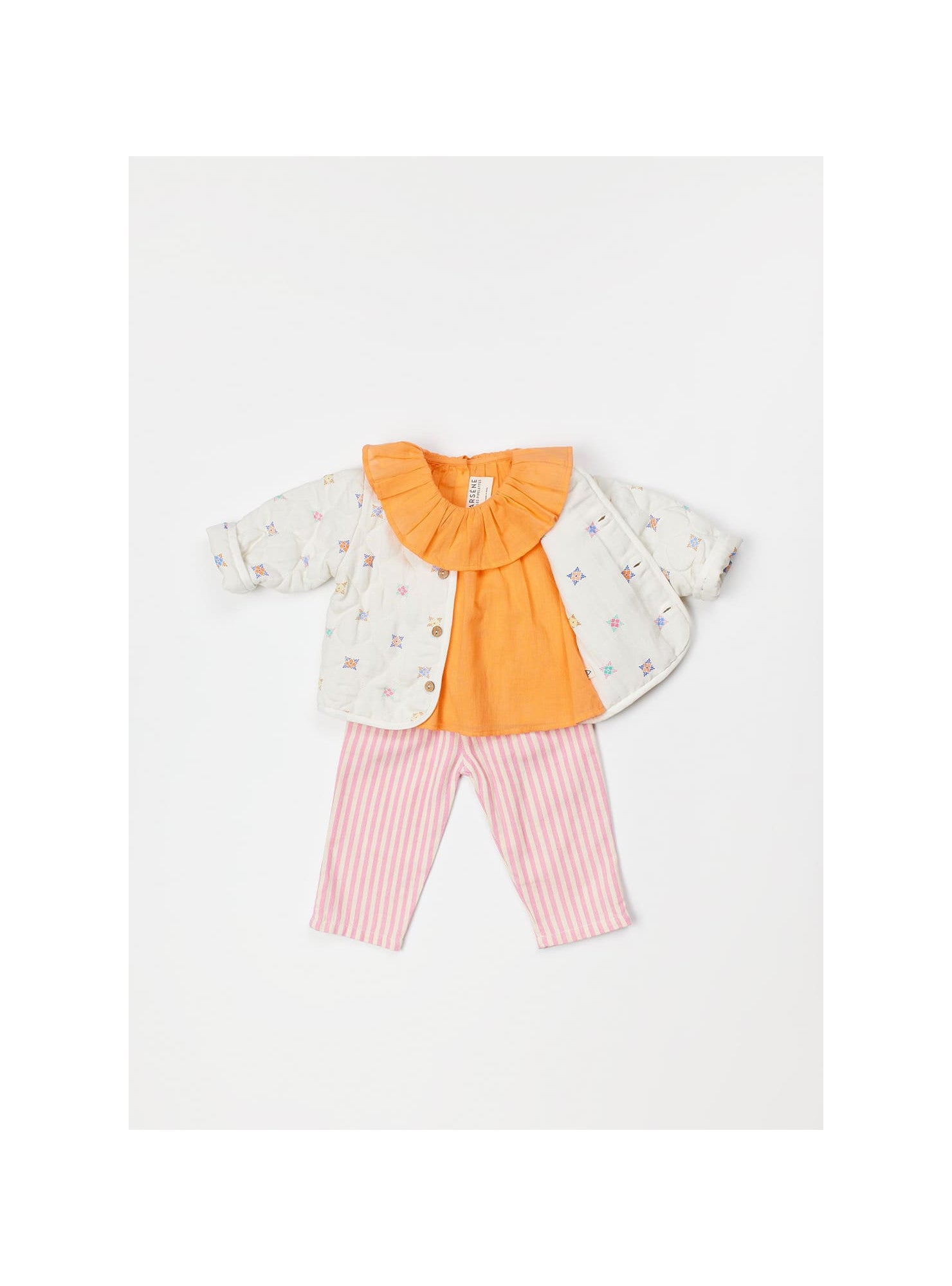 Arsène et les Pipelettes - Baby Hose rosa-weiss