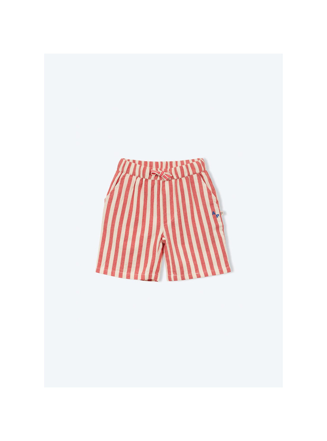 Arsène et les Pipelettes - Kinder Shorts gestreift rot