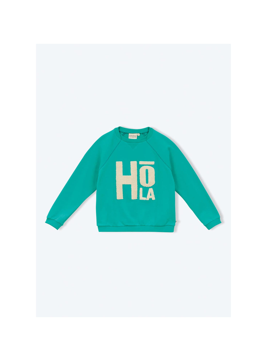 Arsène et les Pipelettes - Kinder Sweatshirt Hola grün