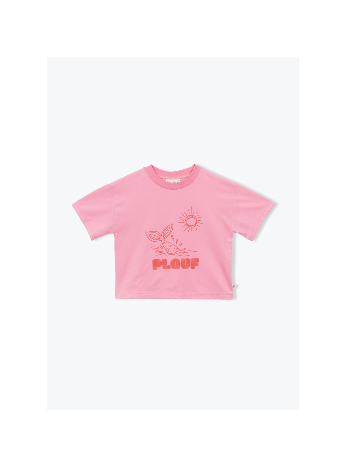 Arsène et les Pipelettes - Kinder T-Shirt Plouf rosa MINI & ME
