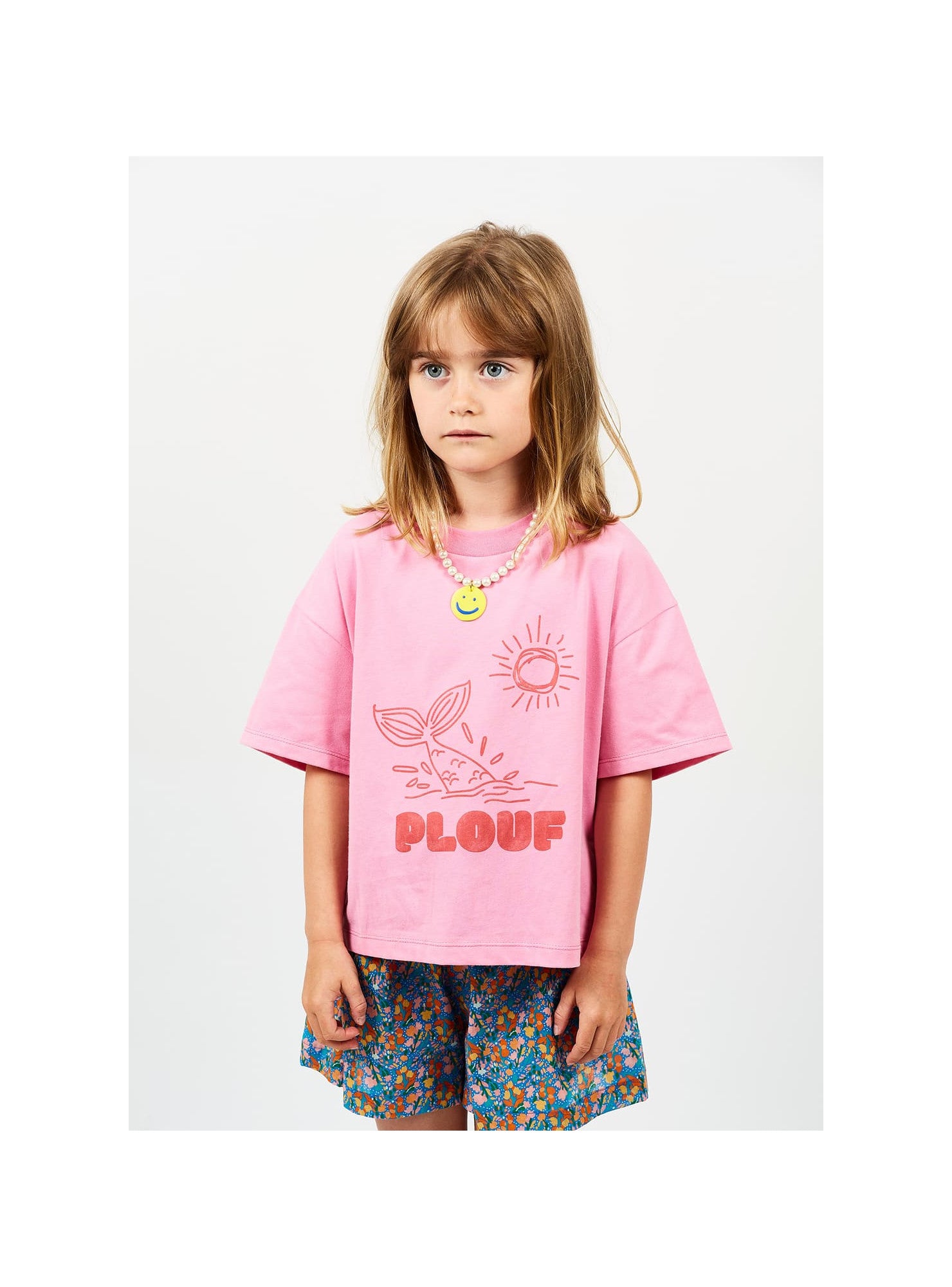 Arsène et les Pipelettes - Kinder T-Shirt Plouf rosa MINI & ME