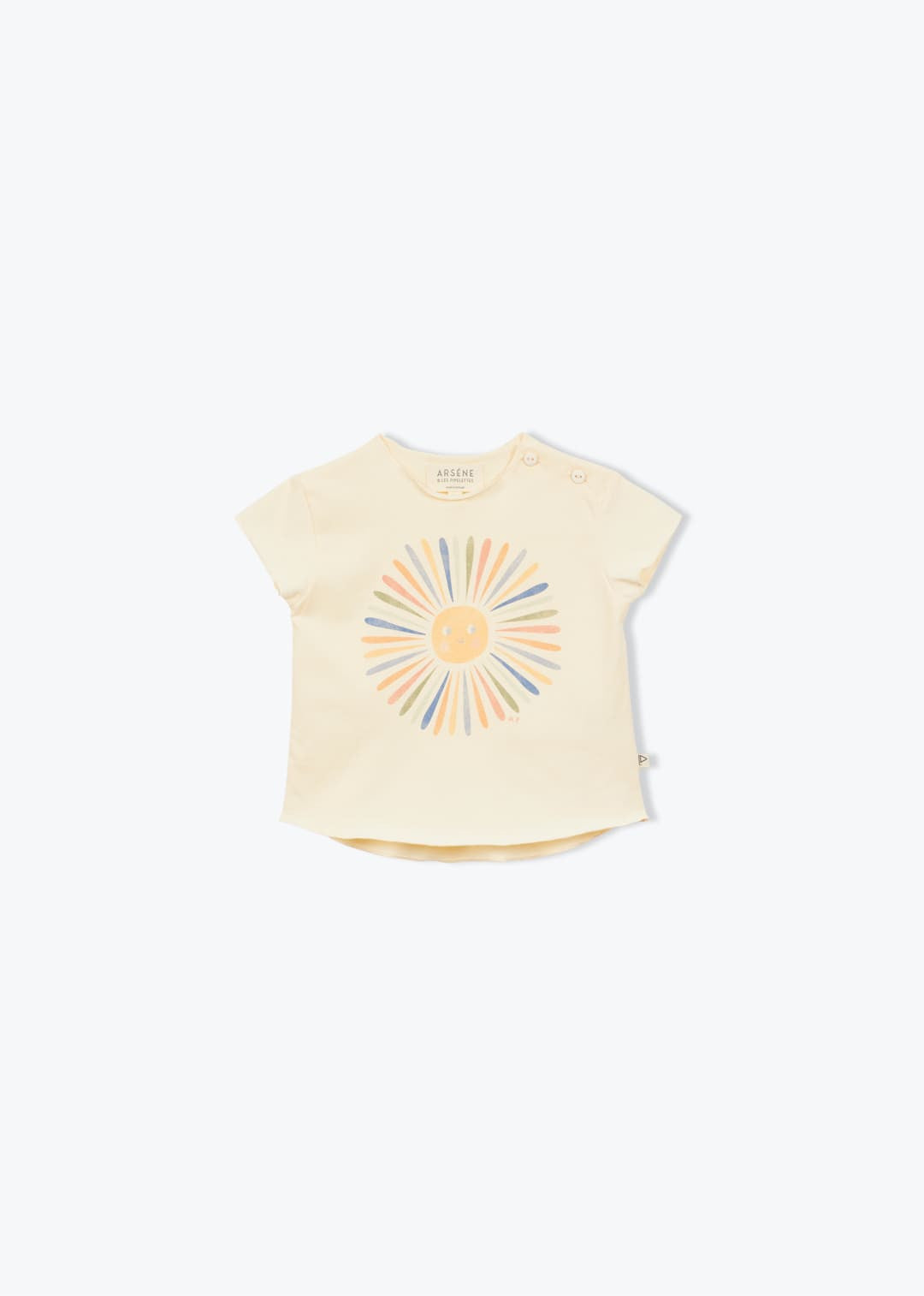 Arsène et les Pipelettes - Baby T-Shirt "Bebe Fleur"