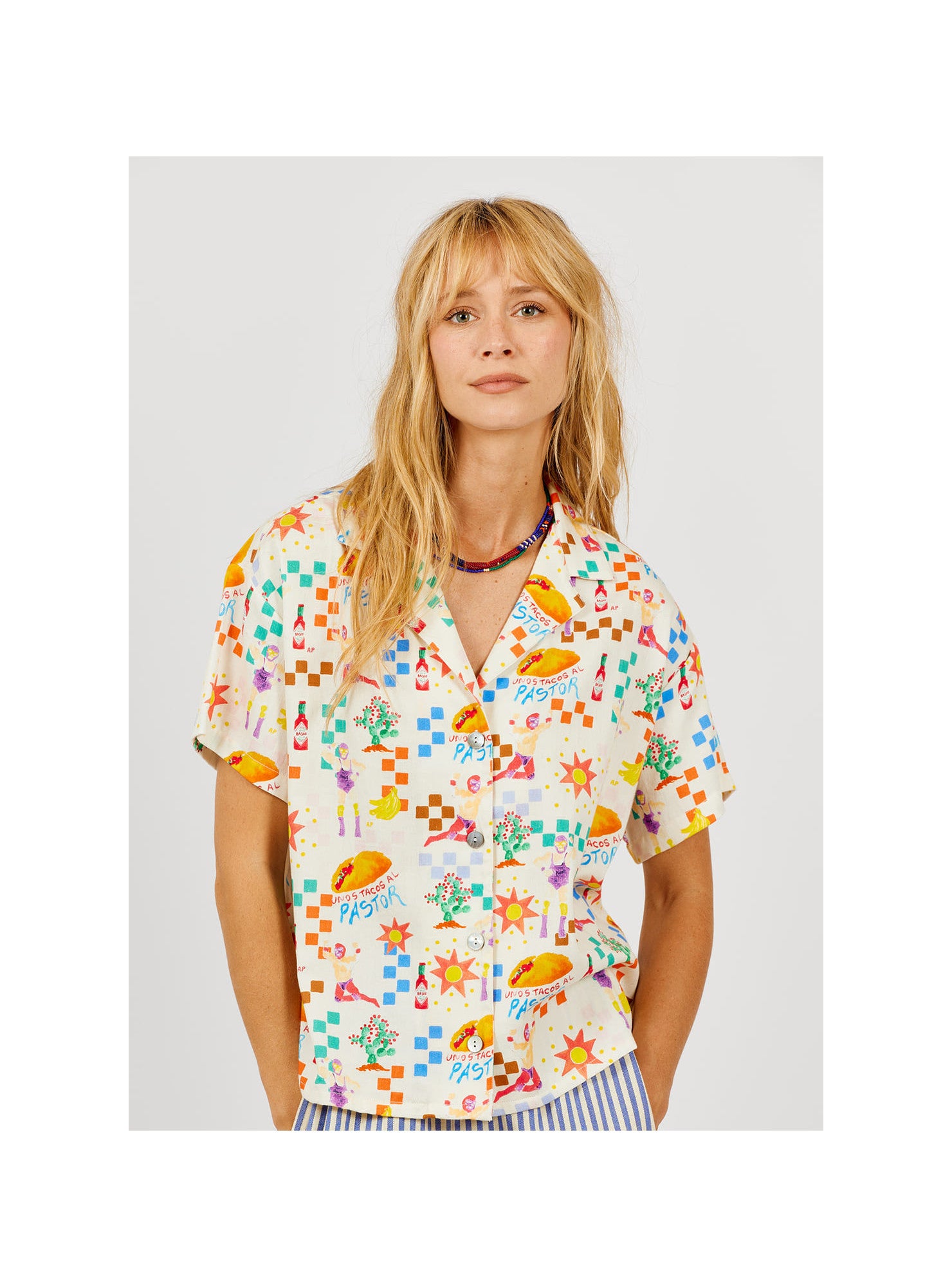 Arsène et les Pipelettes - Damen Bluse "Lunch Libre"