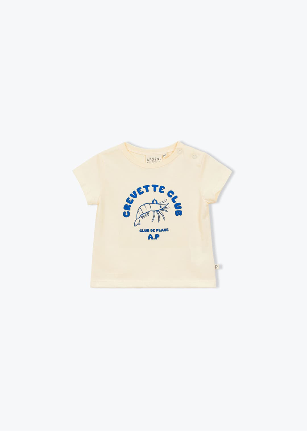 Arsène et les Pipelettes - Baby T-Shirt "Shrimp" natur